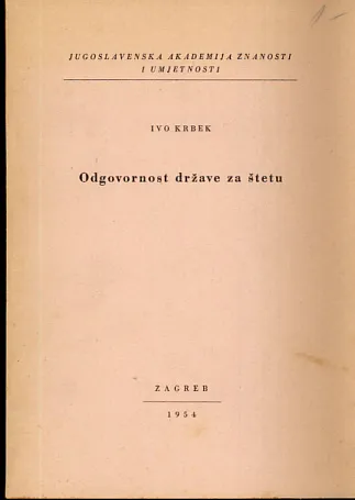 Odgovornost države za štetu