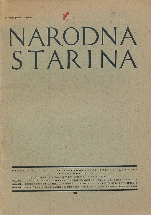 Narodna starina, 30/1935