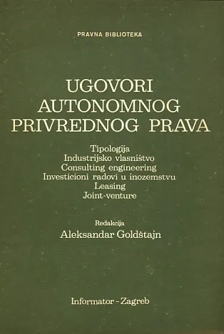 Ugovori autonomnog privrednog prava