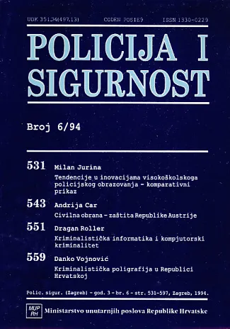 Policija i sigurnost, 6/1994