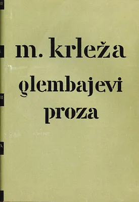 Glembajevi - proza