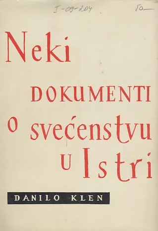 Neki dokumenti o svećenstvu u Istri između dva rata
