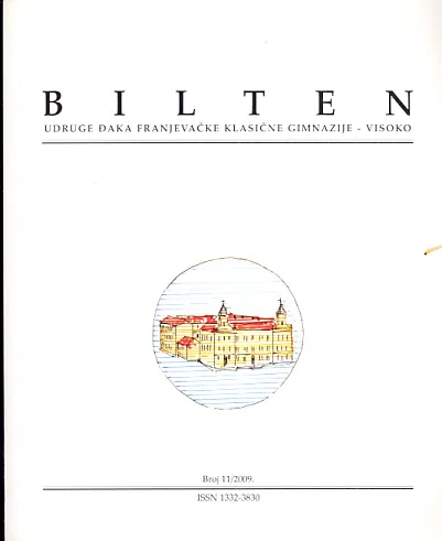 Bilten Udruge đaka Franjevačke klasične gimnazije - Visoko, 11/2009