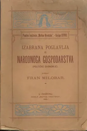 Izabrana poglavlja iz narodnoga gospodarstva, sv. II