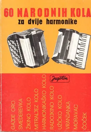 60 narodnih kola za dvije harmonike