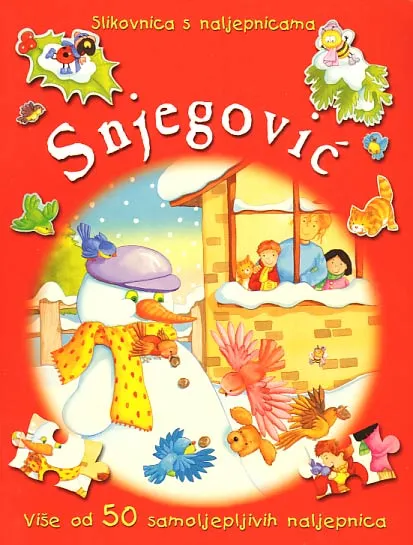 Snjegović - Slikovnica s naljepnicama