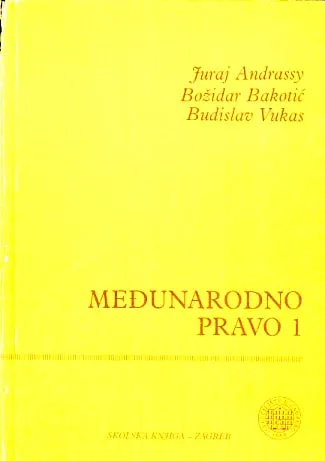Međunarodno pravo, 1. dio