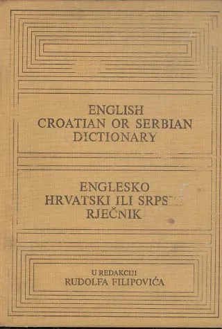 Englesko-hrvatski ili srpski rječnik