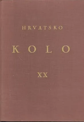 Hrvatsko kolo, knjiga XX/1939