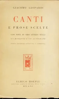 Canti: E prose scelte