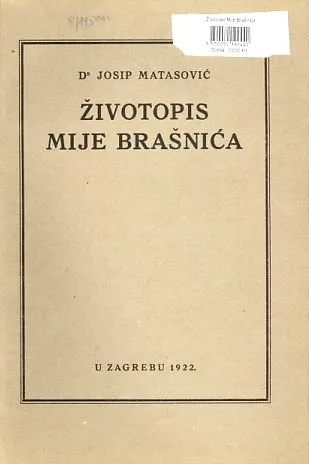 Životopis Mije Brašnića