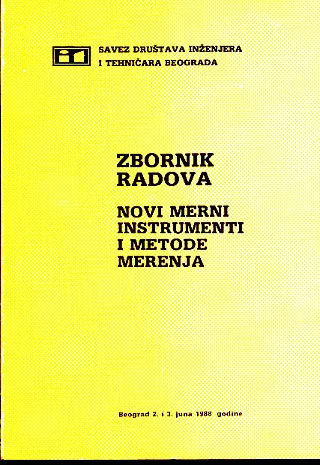Novi merni instrumenti i metode merenja - Zbornik radova