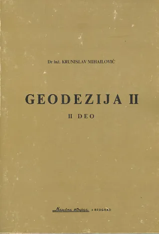 Geodezija II, II. deo