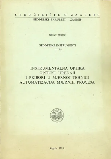 Geodetski instrumenti, II. dio