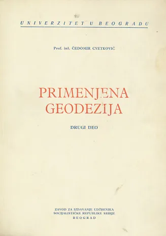 Primjenjena geodezija, drugi deo