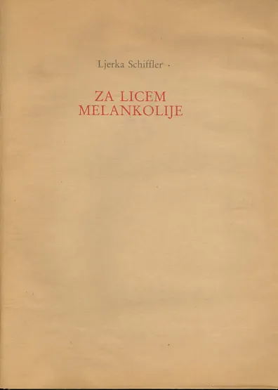 Za licem melankolije