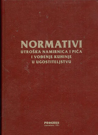 Normativi troška namirnica i pića i vođenje kuhinje u ugostiteljstvu