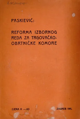 Reforma izbornog reda za trgovačko-obrtničke komore