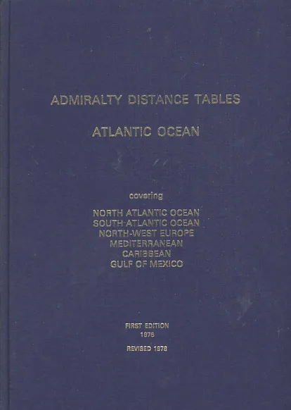 Admiralty Distance Tables - Atlantic Ocean