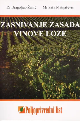 Zasnivanje zasada vinove loze