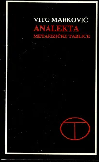 Analekta: metafizičke tablice