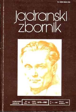 Jadranski zbornik 11/1979-1981