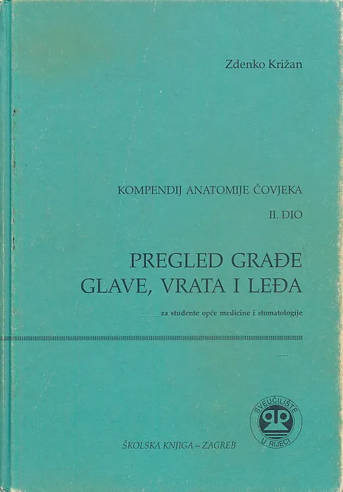 Kompendij anatomije čovjeka II. dio