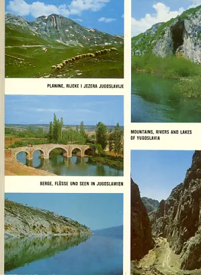 Planine, rijeke i jezera Jugoslavije