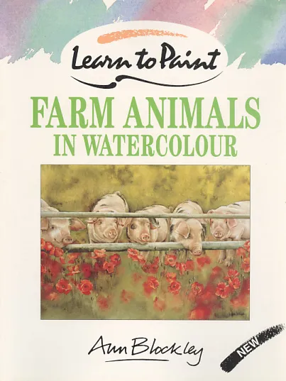 Farm animals in watercolour