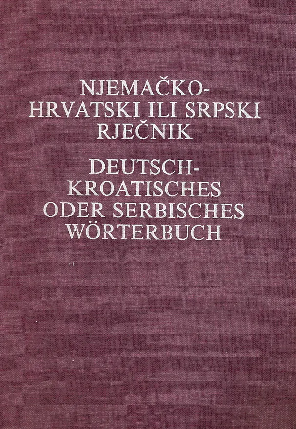 Njemačko-hrvatski ili srpski rječnik
