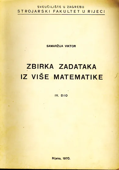 Zbirka zadataka iz tehničke mehanike 1.dio