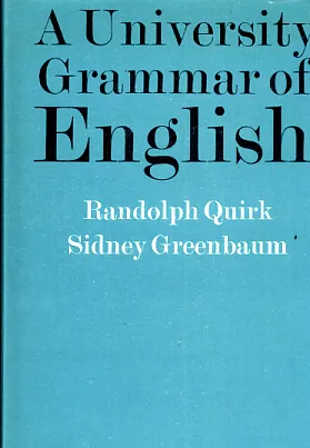 A University Grammar od English