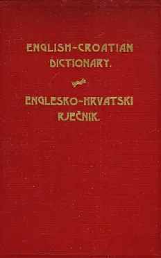 Englesko-hrvatski rječnik