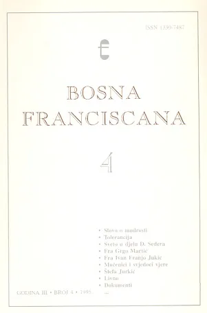 Bosna franciscana 4/1995