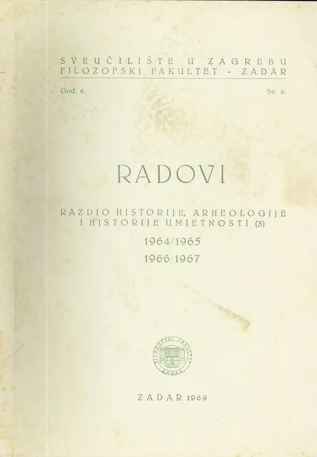Radovi, god.6, sv.6 (1964/65 i 1966/67)