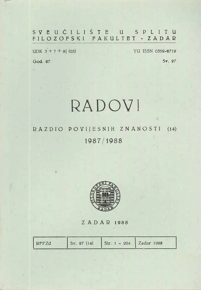 Radovi, god.27, sv.27 (1987/88)