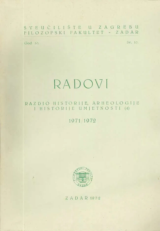 Radovi, god.10, sv.10 (1971/72)