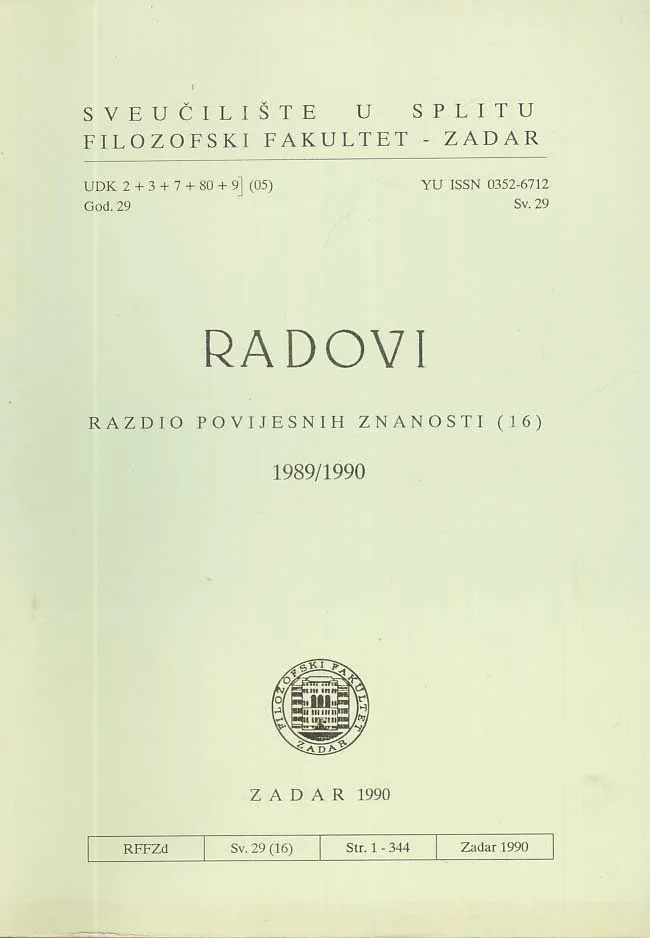 Radovi, god.29, sv.29 (1989/90)