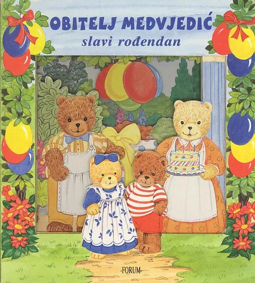 Obitelj medvjedić slavi rođendan