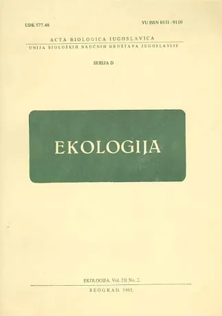 Ekologija - Vol. 20, No. 2. (serija D)