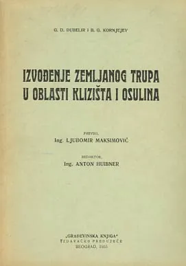 Izvođenje zemljanog trupa u oblasti klizišta i osulina