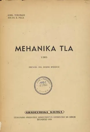 Mehanika tla, I deo