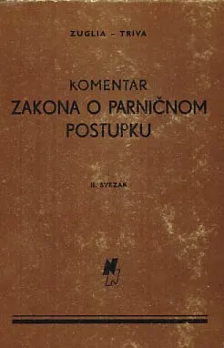 Komentar zakona o parničnom postupku, sv. II
