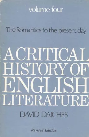 A Critical History of English Literature - vol. IV.
