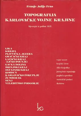 Cjelovita topografija karlovačke vojne krajine