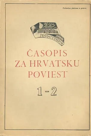 Časopis za hrvatsku poviest 1-2/1943