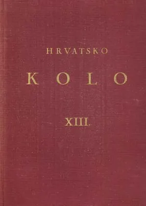 Hrvatsko kolo, knjiga XIII