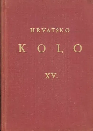 Hrvatsko kolo, knjiga XV