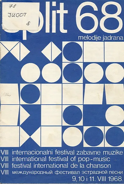 Split  68. 8. festival Meolodije Jadrana 1968.