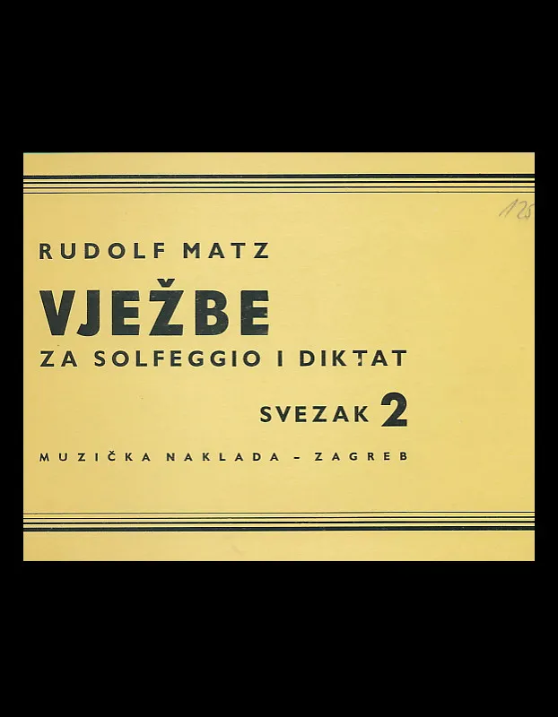 Vježbe za solfeggio i diktat, sv. 2